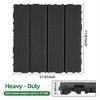 OUTSUPPLY 9 PCS Wood-Plastic Interlocking Deck Tiles, 11.8"x11.8" Waterproof DIY Flooring for Indoor/Outdoor Use - 2 of 4