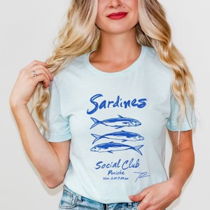 Simply Sage Market Sardines Social Club Short Sleeve Tee - 1 of 4