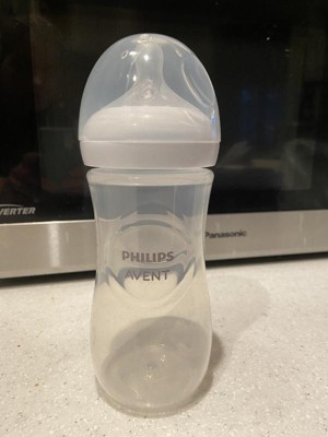 Philips Avent Natural Baby Bottle With Natural Response Nipple - Clear -  11oz : Target