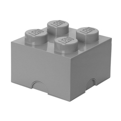Room Copenhagen LEGO Storage Brick 4, Stone Grey