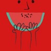 Girl's Design By Humans Summer smile By radiomode T-Shirt - 2 of 4