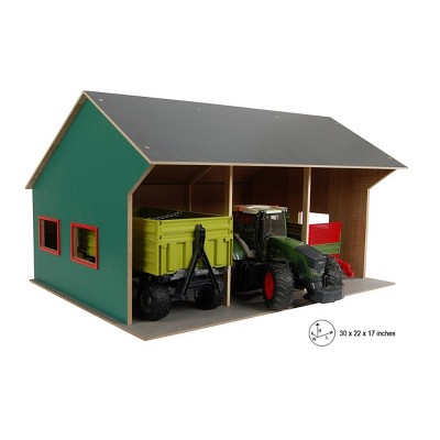 Universal Hobbies 1/16 Farm Machinery 3 Bay Shed with High Roof, 610260