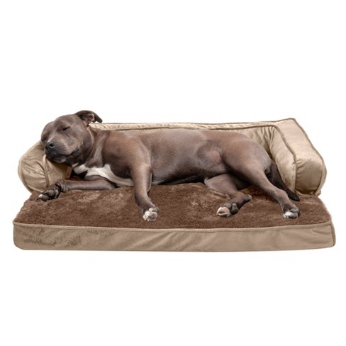 Furhaven comfy couch orthopedic sofa dog 2025 & cat bed