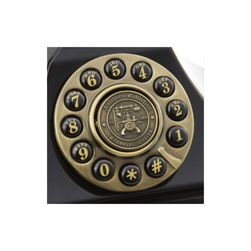 GPO Retro GPODUKE Duke Push Button Telephone - Black, 4 of 7