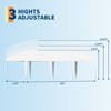 10x30 Pop Up Canopy with 8 Sidewalls-Heavy Duty Tent with Portable Roller Bag-3 Adjustable Height,8 Weight Bags,8 Stakes & 6 Guy Ropes - 4 of 4