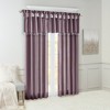 Faux Silk Bead Trim Luxurious Window Valance, DIY Twist Tab Top with Extra Lining Multi-Color Valance for All Decor Styles - 2 of 4