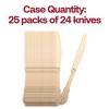 Smarty Had A Party Shiny Baroque Gold Plastic Knives - 600 pcs - 4 of 4