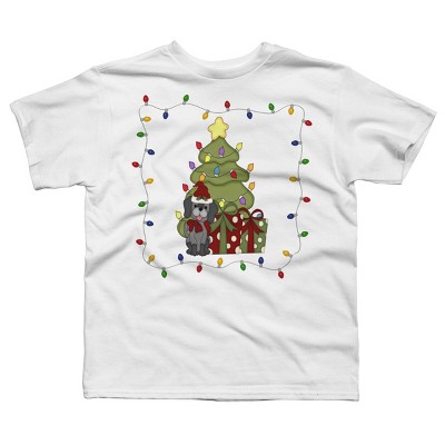 Boy's Design By Humans Christmas for Puppy By realdealclipart T-Shirt