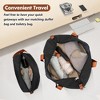 Lyngins Vintage 3-Piece Luggage Set – 24" Expandable Hardside Suitcase, Travel Duffel Bag (Trolley Sleeve), Toiletry Bag, 3-Step Telescoping Handle - 4 of 4