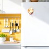 Unique Bargains Magnetic Refrigerator Magnet Orange White 1 Pc - 2 of 3