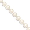 Black Bow Jewelry 11-12mm, White FW Cultured Pearl & 14k Yellow Gold Clasp Necklace - 2 of 4