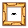 PosterPalooza | 3x3 Bamboo Picture Frame, UV Acrylic, 4 Finishes - Brown, Black, Gold, and Natural - 2 of 4
