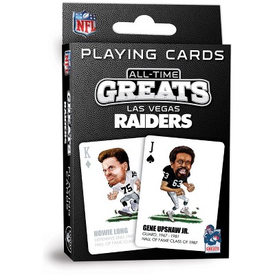 12ct Las Vegas Raiders NFL Team Playing Cards Black