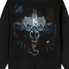 Marvel Universe Publishing Art Archive Venom Wall Crawling Crew Neck Long Sleeve Black Adult Sweatshirt - 4 of 4