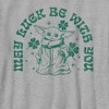 Boy's Star Wars: The Mandalorian St. Patrick's Day Grogu May Luck be with You Retro T-Shirt - 2 of 4