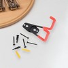 Unique Bargains Garage Storage Hooks with Screws Small Square Base Plate without Hook 4.4"x2.8"x2.6" 1Pcs - 2 of 4