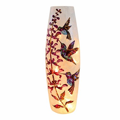 Stony Creek 11.75 In Painted Garden Lighted Accent Large Electric Hummingbird Novelty Sculpture Lights