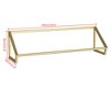 YIYIBYUS Gold Modern Simple Wall-Mounted Garment Rack Clothing Organization Display Stand - 4 of 4