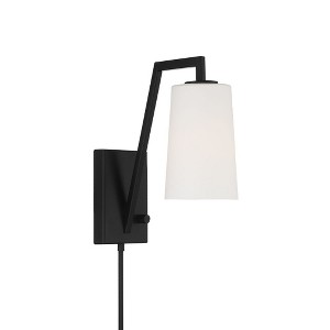 Crystorama Lighting Avon 1 - Light Sconce in  Matte Black - 1 of 4
