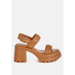 Urla Eyelet Detail Platform Heel Sandals Women - 1 of 4