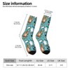Cute Cartoon Ferrets Women Printed Crew Socks Funny Funky Socks Soft Polyester Novelty Gifts for Artists Men - 2 of 4