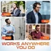 Delton M201 Wireless Active Noise Cancelling Headset Over-Ear Bluetooth Headphones - 2 of 4