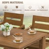 Arceso Patio Table and Chairs set , HDPS 5-Piece Outdoor Dining Set, Patio Furniture for Deck, Poolside, and Backyard - 2 of 4