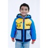 Pokemon Pikachu Faux Shearling Zip Up Jacket Colorblock Little Kid to Big Kid - 2 of 4