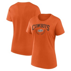 NCAA Oklahoma State Cowboys Women's Crew Neck T-Shirt - 1 of 3