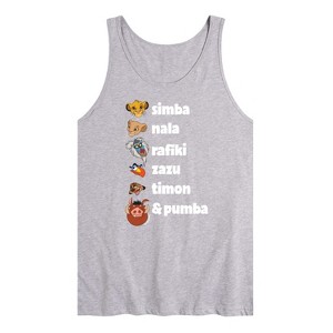 Men's - Disney - Main Characters Graphic Tank Top - 1 of 1