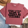 Simply Sage Market Every Little Thing Wavy Garment Dyed Tee - 3 of 4