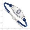 Black Bow Jewelry Sterling Silver Phi Sigma Sigma Greek Life Strand Bracelet 7 Inch - 2 of 3