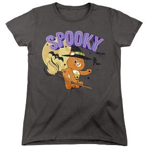 Women's Care Bears Unlock The Magic Halloween Spooky Trick Or Sweet T-Shirt - 1 of 4