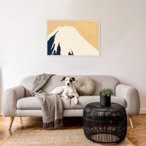 Amanti Art 33"x23" The Mountain Fuji 1909 by Kamisaka Sekka Framed Canvas Wall Art Print - 1 of 4