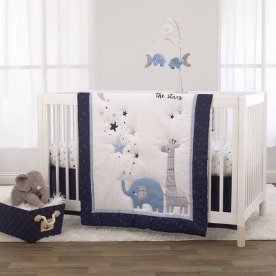 Little Love By Nojo Shine On My Love Boy Safari Crib Bedding Set - 3pc