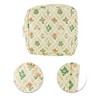 Unique Bargains Lady Portable Square Lipstick Bag Beige Yellow 1 Pc - 4 of 4