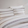 Madison Park Cove Clipped Jacquard Duvet Cover Set Multicolor Naturals - 4 of 4