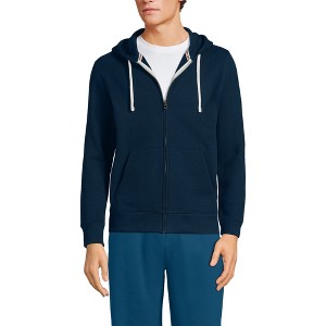 Lands' End Men's Serious Sweats Full Zip Hoodie - 1 of 4