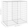 vidaXL vidaXL Gabion Basket with Lids, Galvanized Steel Gabion Wall, High Load Capacity - 4 of 4