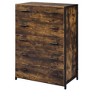 Bella Depot Rustic 5-Drawer Chest - 3 of 4