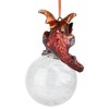 Design Toscano The Pensive Percher Dragon 2018 Collectible Holiday Ornament - 4 of 4