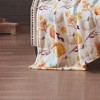 RT Designer's Collection Harvest Pastel Pumpkins Printed Flannel Throw Blanket 50" x 70" Multicolor - 3 of 4