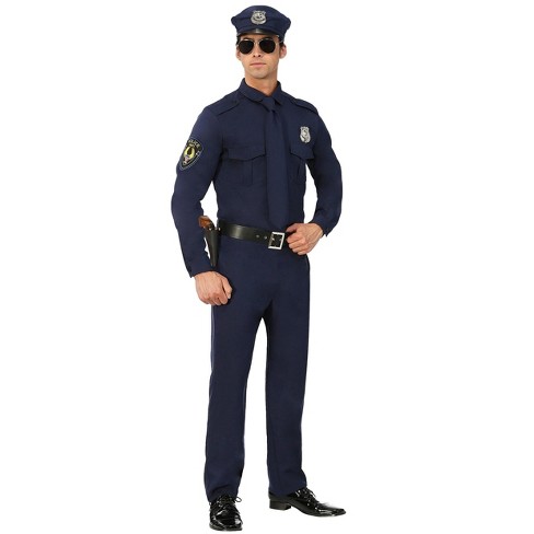 Halloweencostumes.com 2x Men Men's Cop Costume For Plus Size, Blue : Target