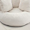 Hrinhom 45" W Modern Bean Bag Chair,Corduroy Lazy Sofa Couch with Pillows and Handle - 2 of 4