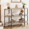 Jojoka console Table, 3 Tier Small Entryway Table, Behind Couch Table, Farmhouse Hallway Table for Entryway, Foyer, Living Room, Hallway - 2 of 4