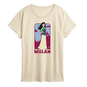 Women's - Disney Princess - Mulan Full Body Portrait Short Sleeve Graphic T-Shirt - 1 of 4