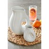 tagltd Whiteware Porcelain Oval Pitcher Small, 12 oz - image 3 of 4