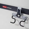 Rubbermaid FastTrack Wall Double S Hook 2 Handle Garage Storage Organizer Rack for Hand Tools (2 Pack) - 3 of 4