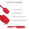 Unique Bargains Heat Resistant Non-scratch Non Stick Seamless Spatula Set Red, Orange, Blue, Green 3 Pcs - 3 of 4