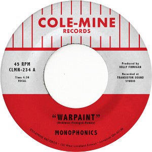 Monophonics & Kelly Finnigan - Warpaint / Crash & Burn - Black Swirl (Colored Vinyl) (vinyl 7 inch single) - 1 of 1